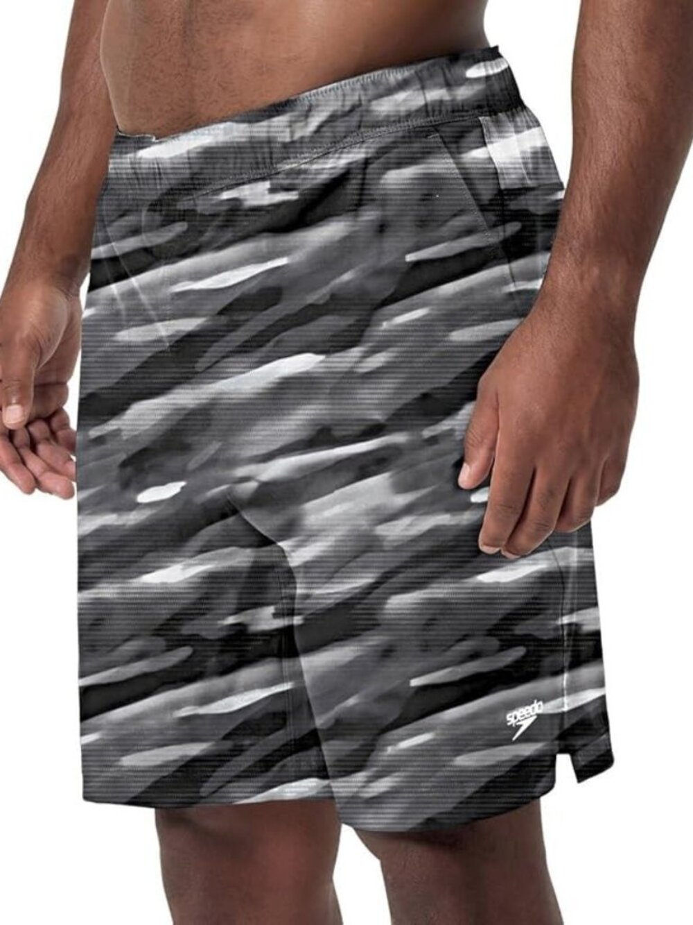 Speedo Men's Hydro Tech Volley Swim Shorts, Dark Grey, Size M